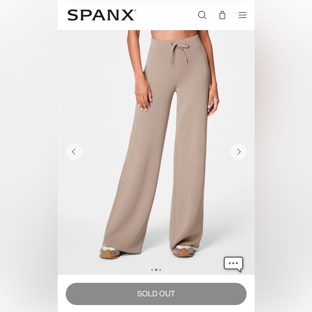SPANX Air Essentials Wide-Leg Pants - sold out - Picture 3 of 8